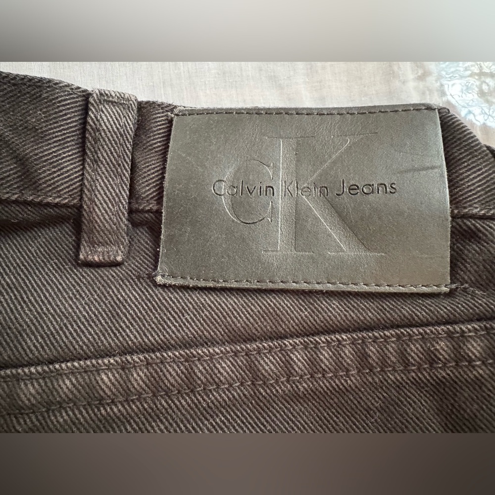 CALVIN KLEIN MEN’S BLACK JEANS 100% COTTON. Size: 36